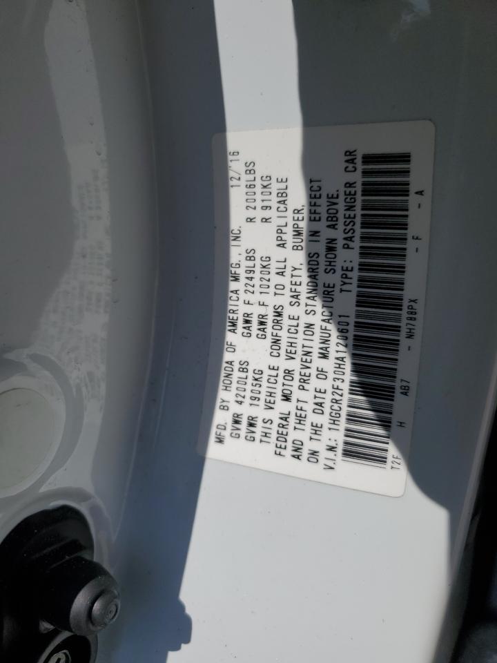 2017 Honda Accord Lx Copart, lot number: 55998415, vin: 1HGCR2F30HA120601. Thumbnail 13