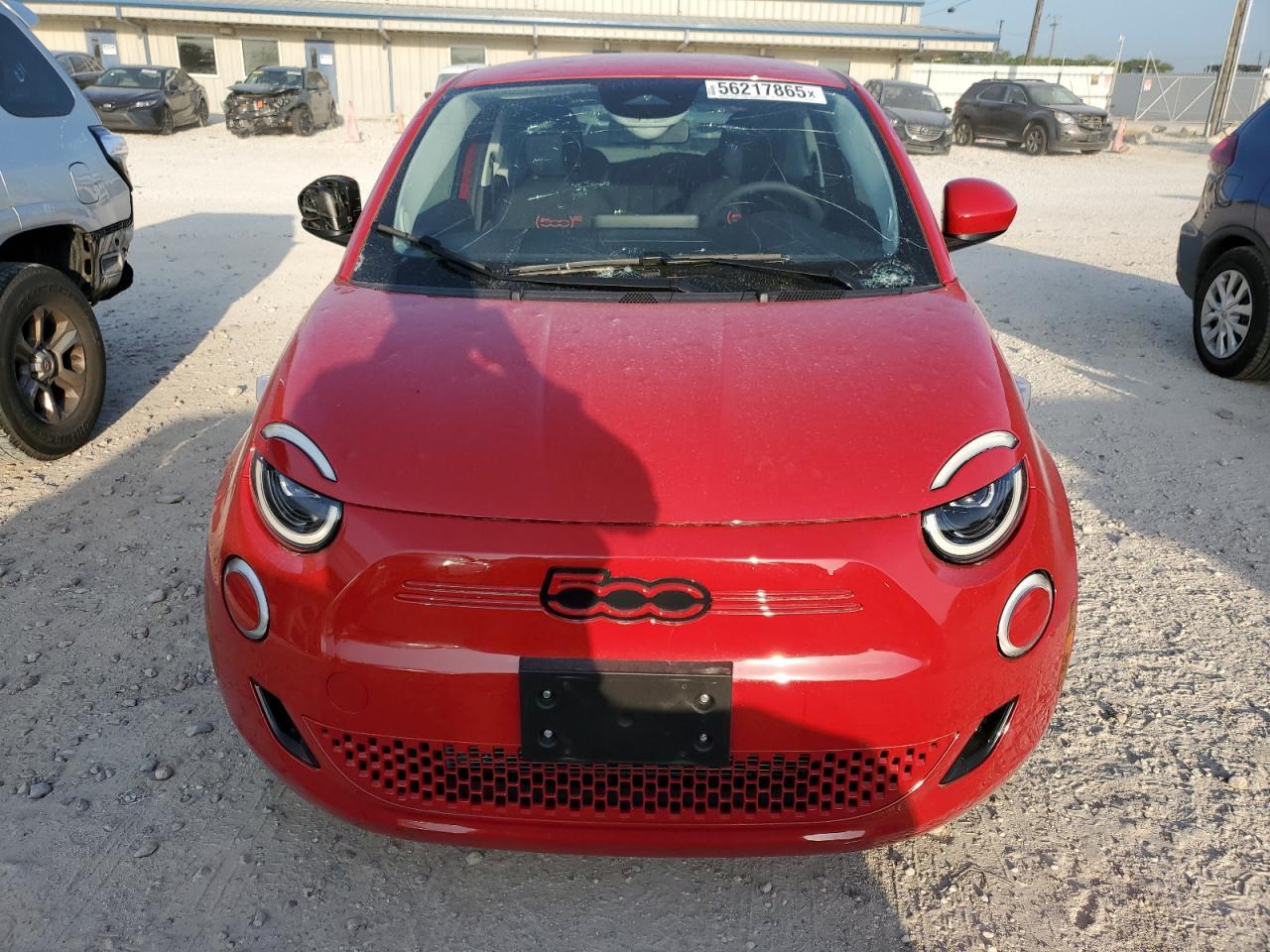 2024 Fiat 500 E Red Copart, lot number: 56217865, vin: ZFAFFAA43RX204819. Thumbnail 5