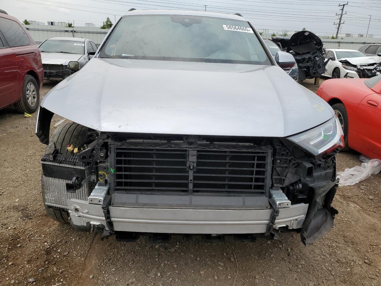 2022 Audi Q7 Premium Plus Copart, lot number: 58564665, vin: WA1LXBF71ND006313. Thumbnail 5