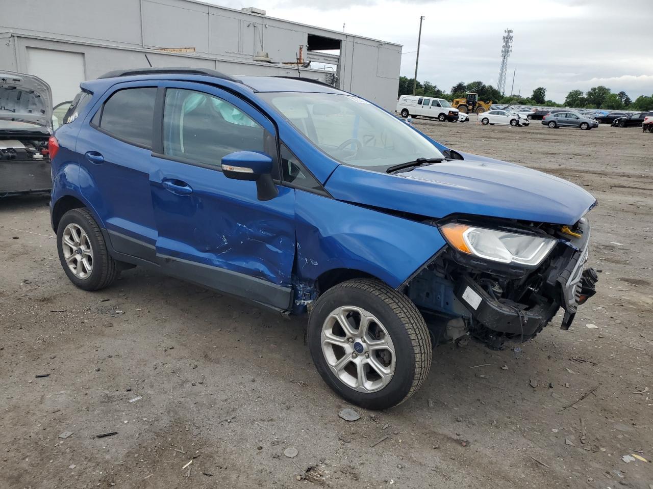 2018 Ford Ecosport Se Copart, lot number: 56580315, vin: MAJ6P1UL2JC248613. Thumbnail 4