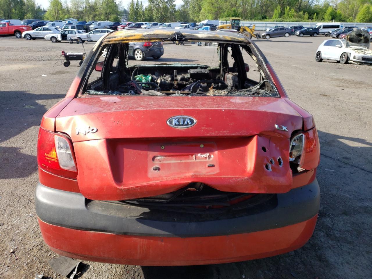 2009 Kia Rio Base Copart, lot number: 58371145, vin: KNADE223896456342. Thumbnail 6