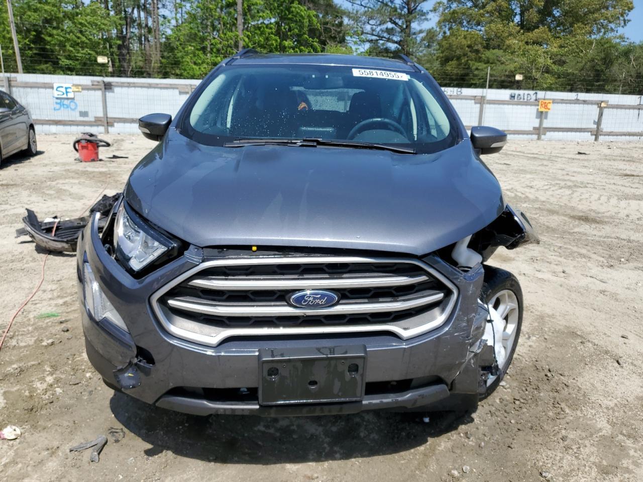 2021 Ford Ecosport Se Copart, lot number: 55814955, vin: MAJ3S2GE5MC441086. Thumbnail 5