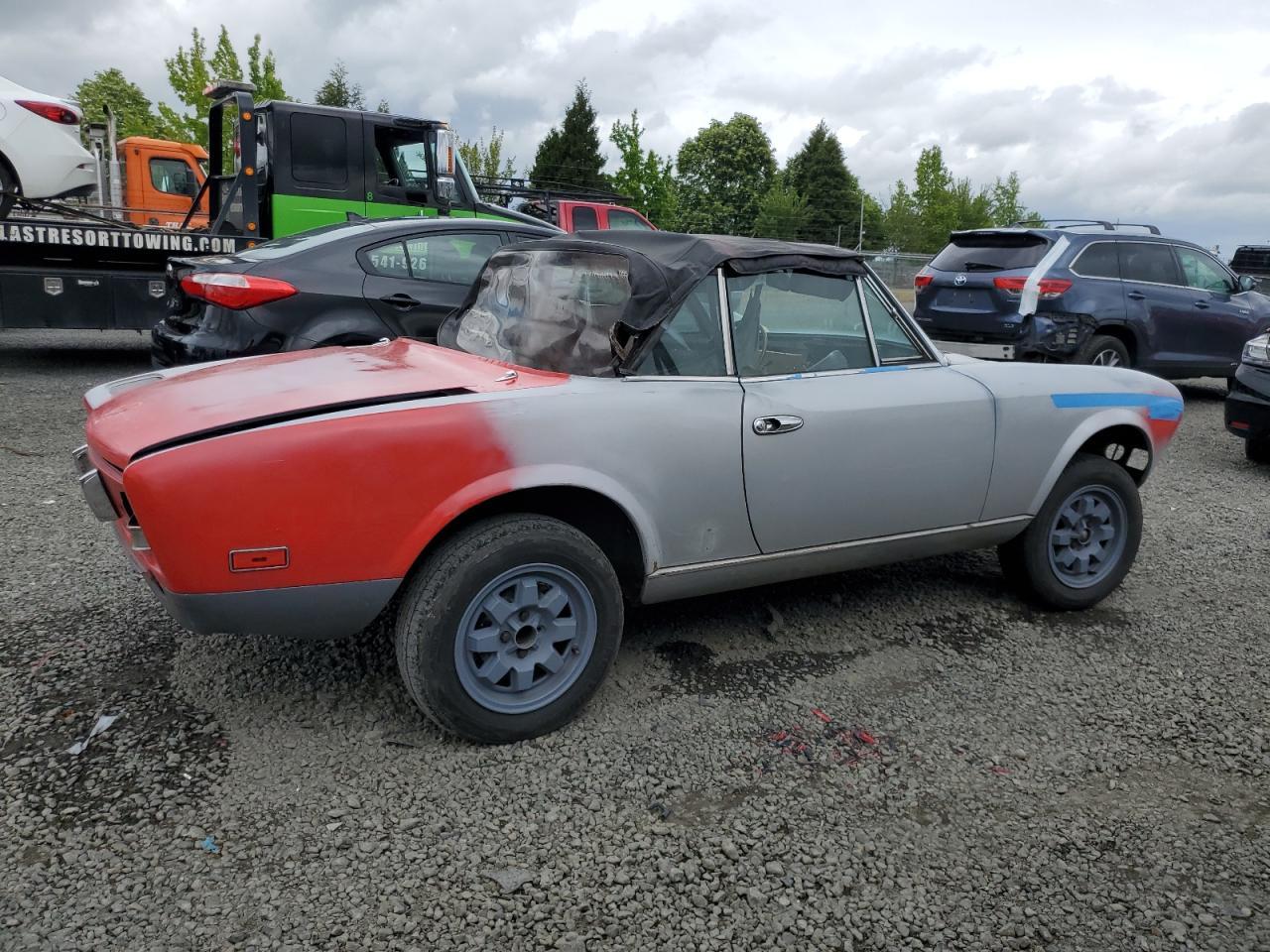 1979 Fiat Spider Copart, lot number: 58174785, vin: 124CS20143220. Thumbnail 3