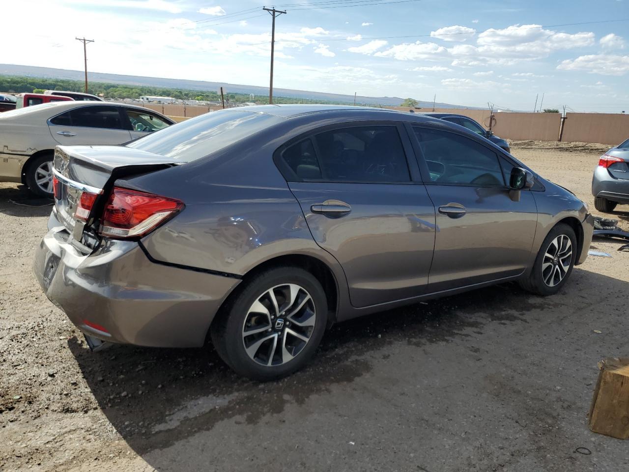 2013 Honda Civic Ex Copart, lot number: 56738315, vin: 19XFB2F87DE062523. Thumbnail 3
