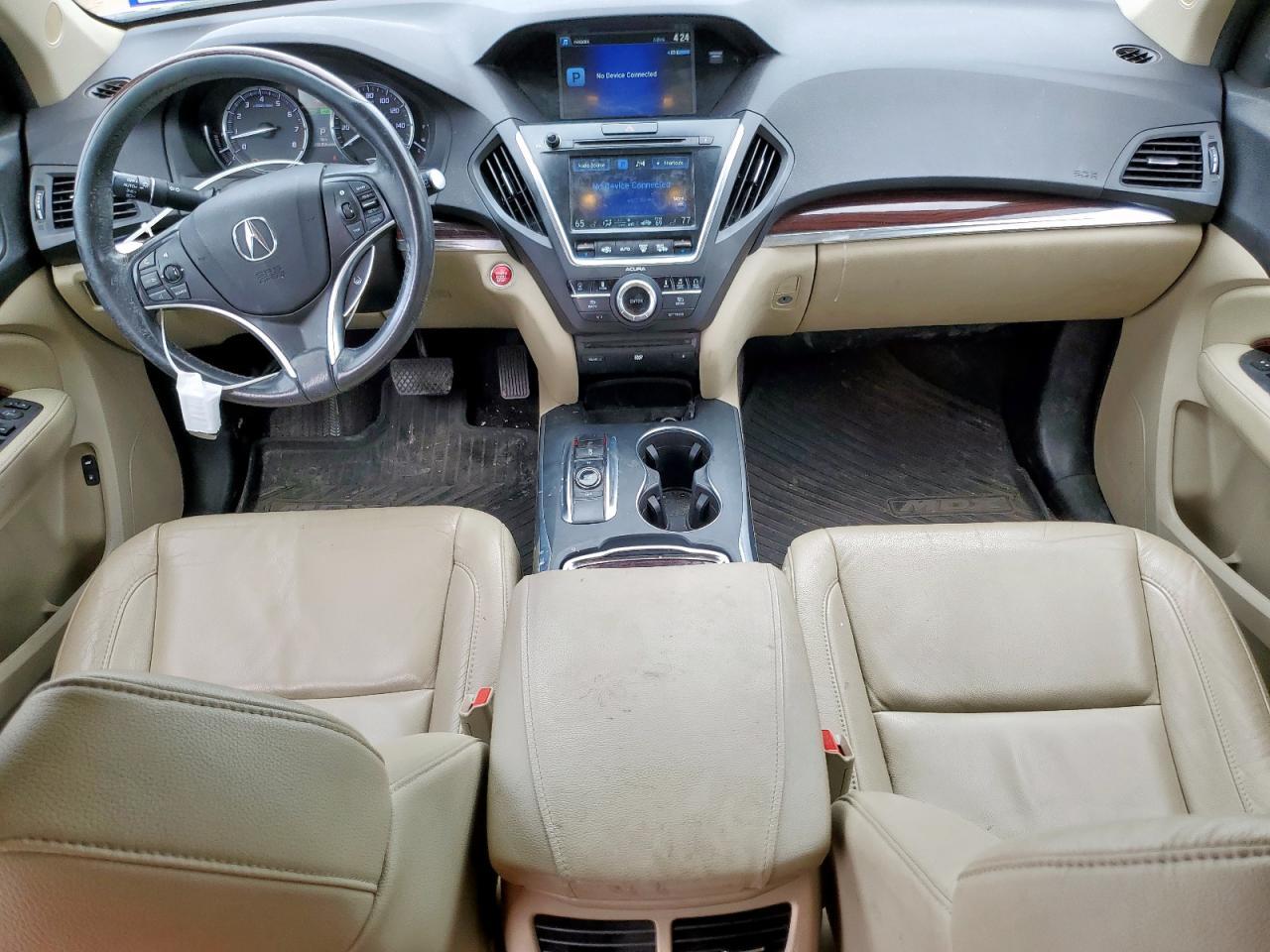 2016 Acura Mdx Technology Copart, lot number: 56999405, vin: 5FRYD4H68GB028436. Thumbnail 8