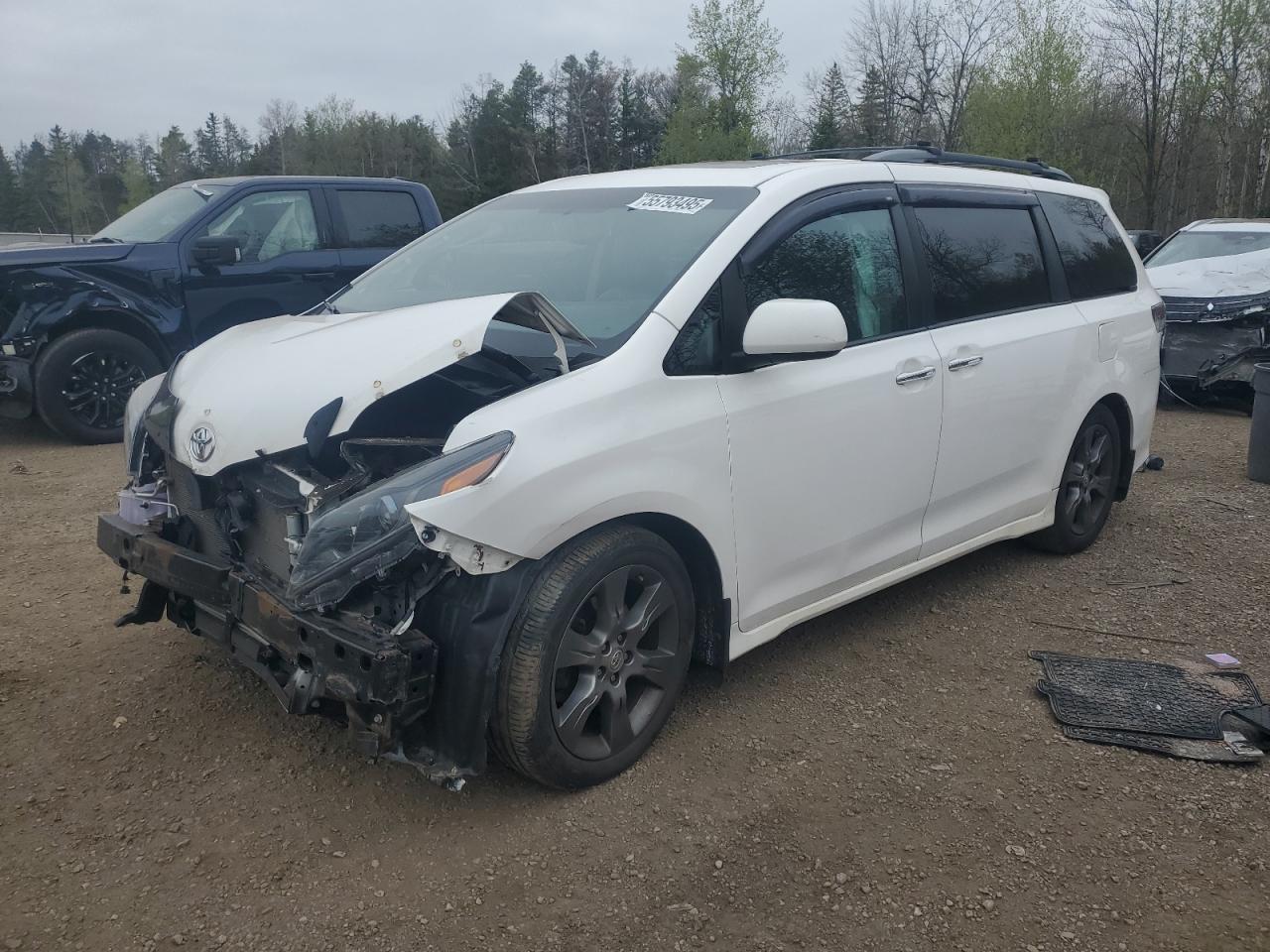 2015 Toyota Sienna Sport Copart, lot number: 55793495, vin: 5TDXK3DC8FS628263. Thumbnail 1