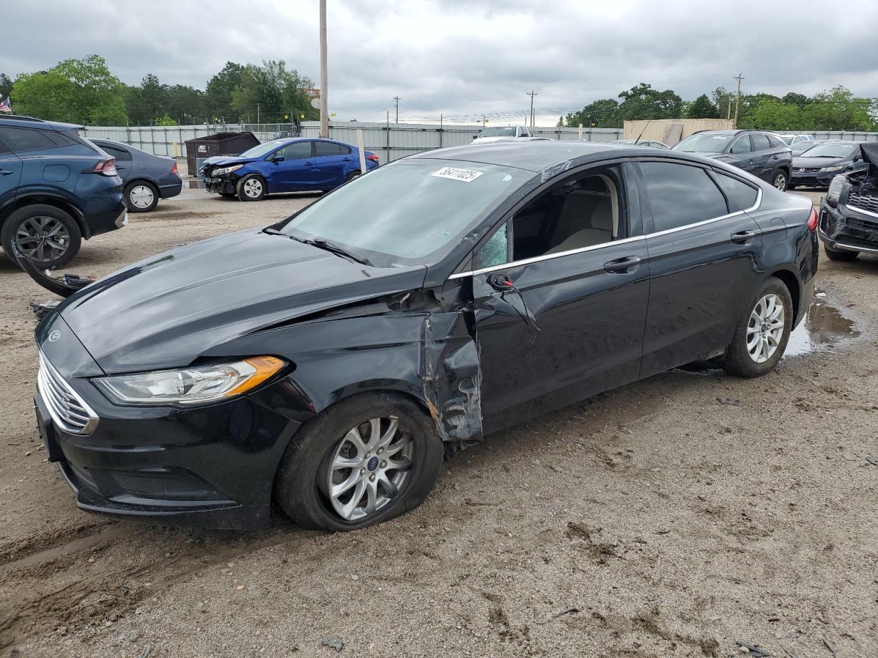 2018 Ford Fusion S Copart, lot number: 56411025, vin: 3FA6P0G73JR275717. Thumbnail 1