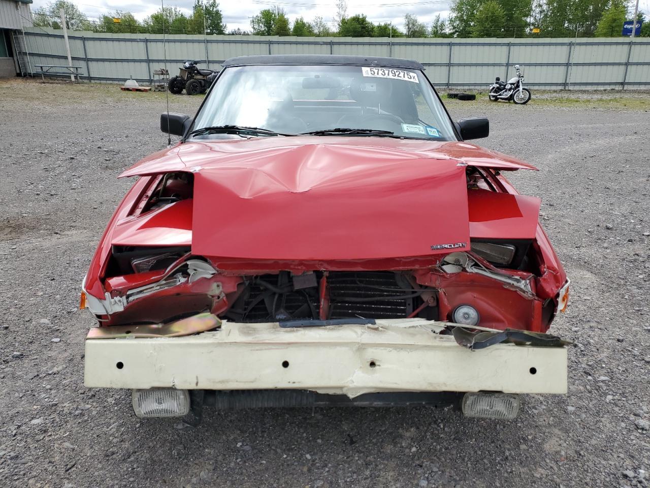 1991 Mercury Capri Xr2 Copart, lot number: 57379275, vin: 6MPCT0361M8627262. Thumbnail 5