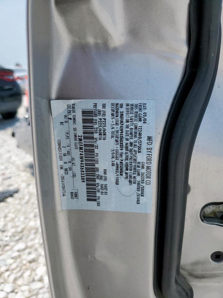 2004 Mercury Grand Marquis Gs Copart, lot number: 57091975, vin: 2MEFM74W94X683389. Thumbnail 13