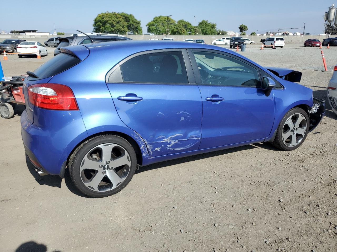 2013 Kia Rio Ex Copart, lot number: 58734095, vin: KNADN5A37D6159087. Thumbnail 3
