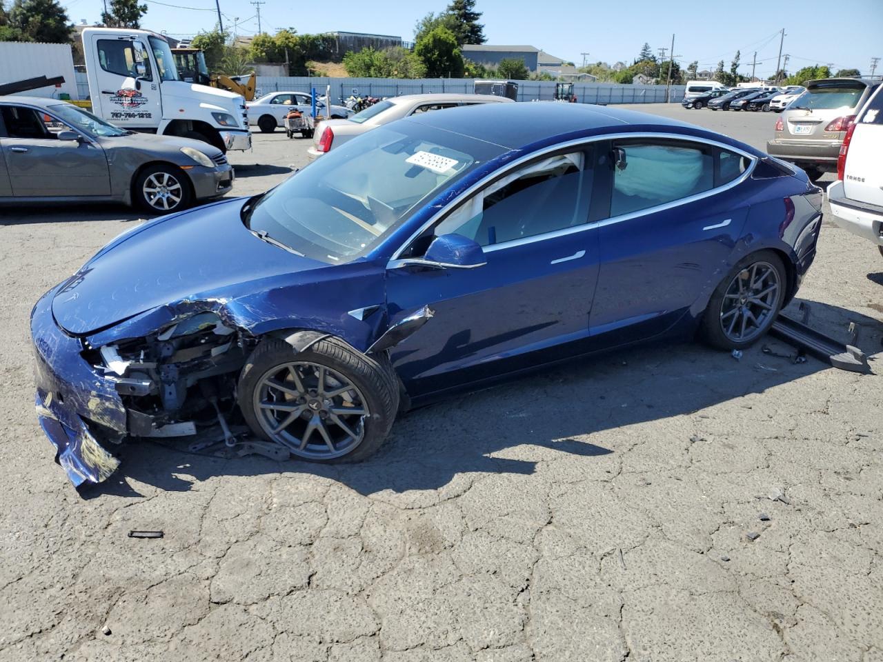 2020 Tesla Model 3 Copart, lot number: 59198985, vin: 5YJ3E1EA8LF706001. Thumbnail 1