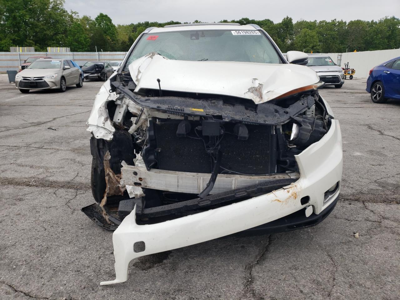 2015 Toyota Highlander Limited Copart, lot number: 56198265, vin: 5TDDKRFHXFS221768. Thumbnail 5