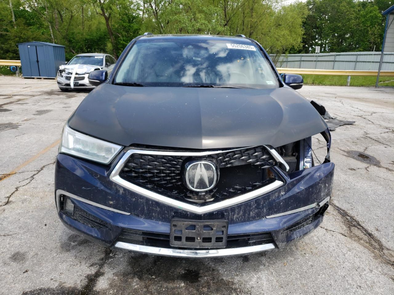 2017 Acura Mdx Advance Copart, lot number: 55206385, vin: 5FRYD4H90HB011044. Thumbnail 5