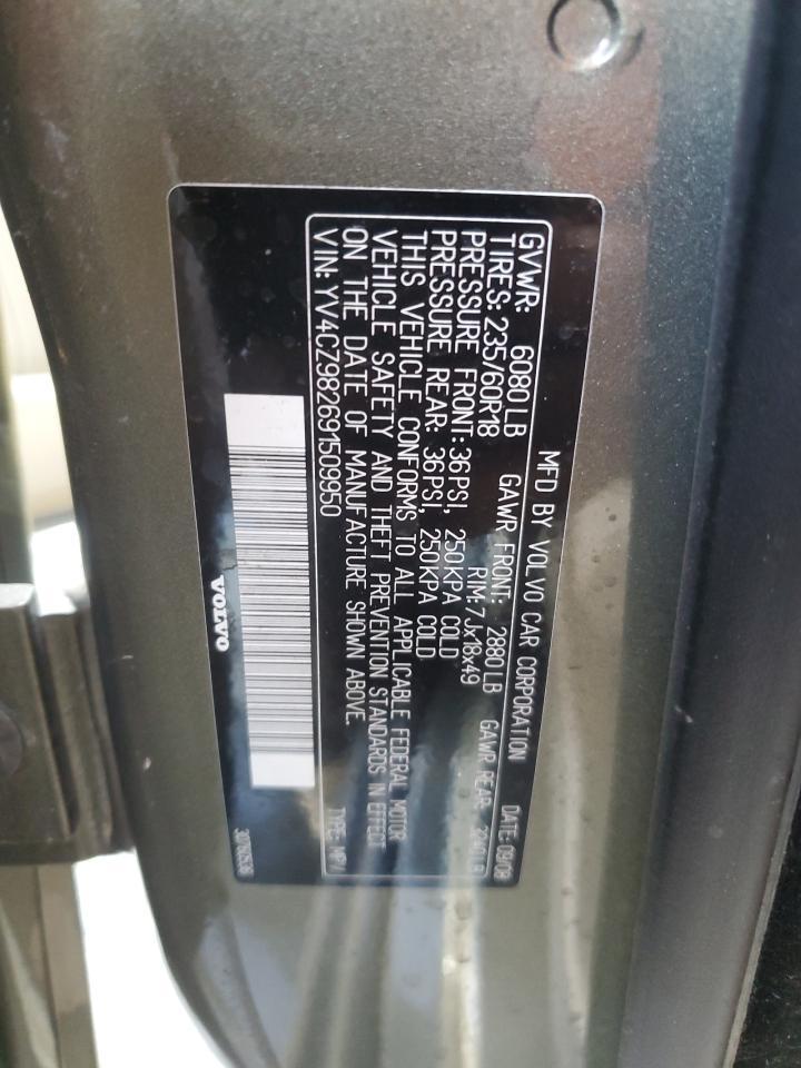 2009 Volvo Xc90 3.2 Copart, lot number: 56673755, vin: YV4CZ982691509950. Thumbnail 13