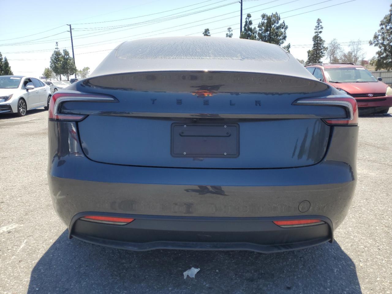 2025 Tesla Model 3 Copart, lot number: 59194085, vin: 5YJ3E1EA4SF938822. Thumbnail 6