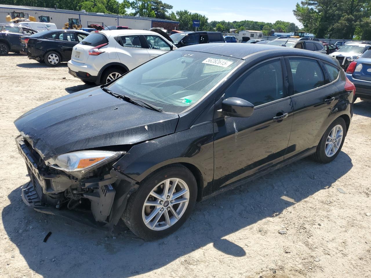 2018 Ford Focus Se Copart, lot number: 56282615, vin: 1FADP3K24JL206053. Thumbnail 1