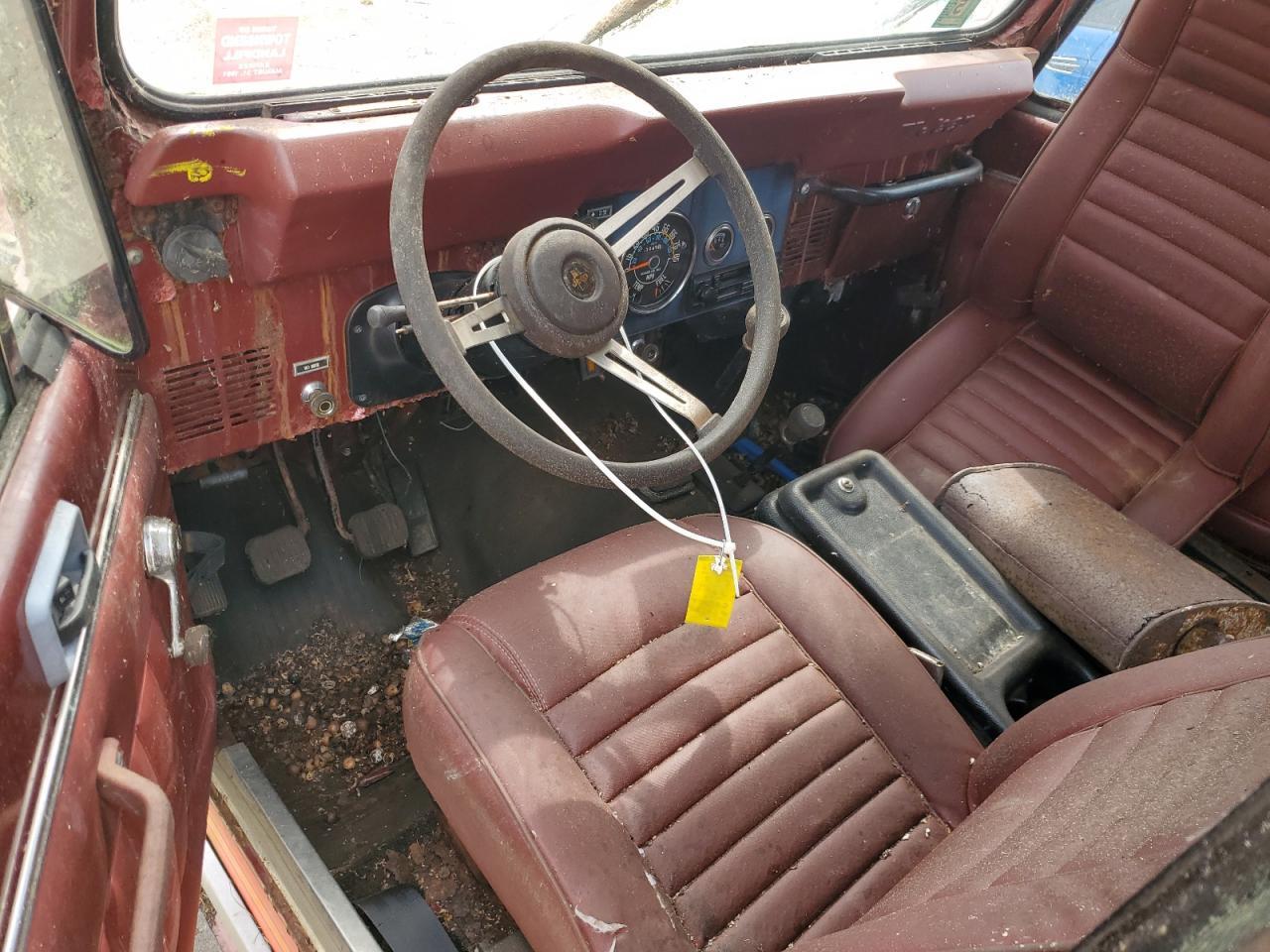 1986 Jeep Jeep Cj7 Copart, lot number: 56864285, vin: 1JCCM87E6GT051558. Thumbnail 8