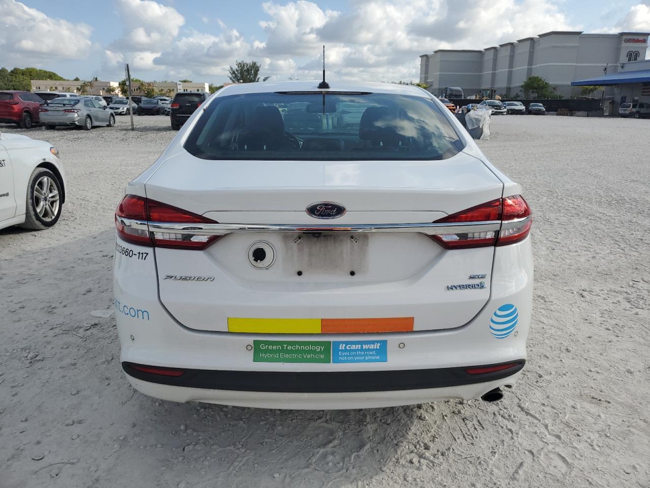 2017 Ford Fusion Se Hybrid Copart, lot number: 54039095, vin: 3FA6P0LU6HR359598. Thumbnail 6