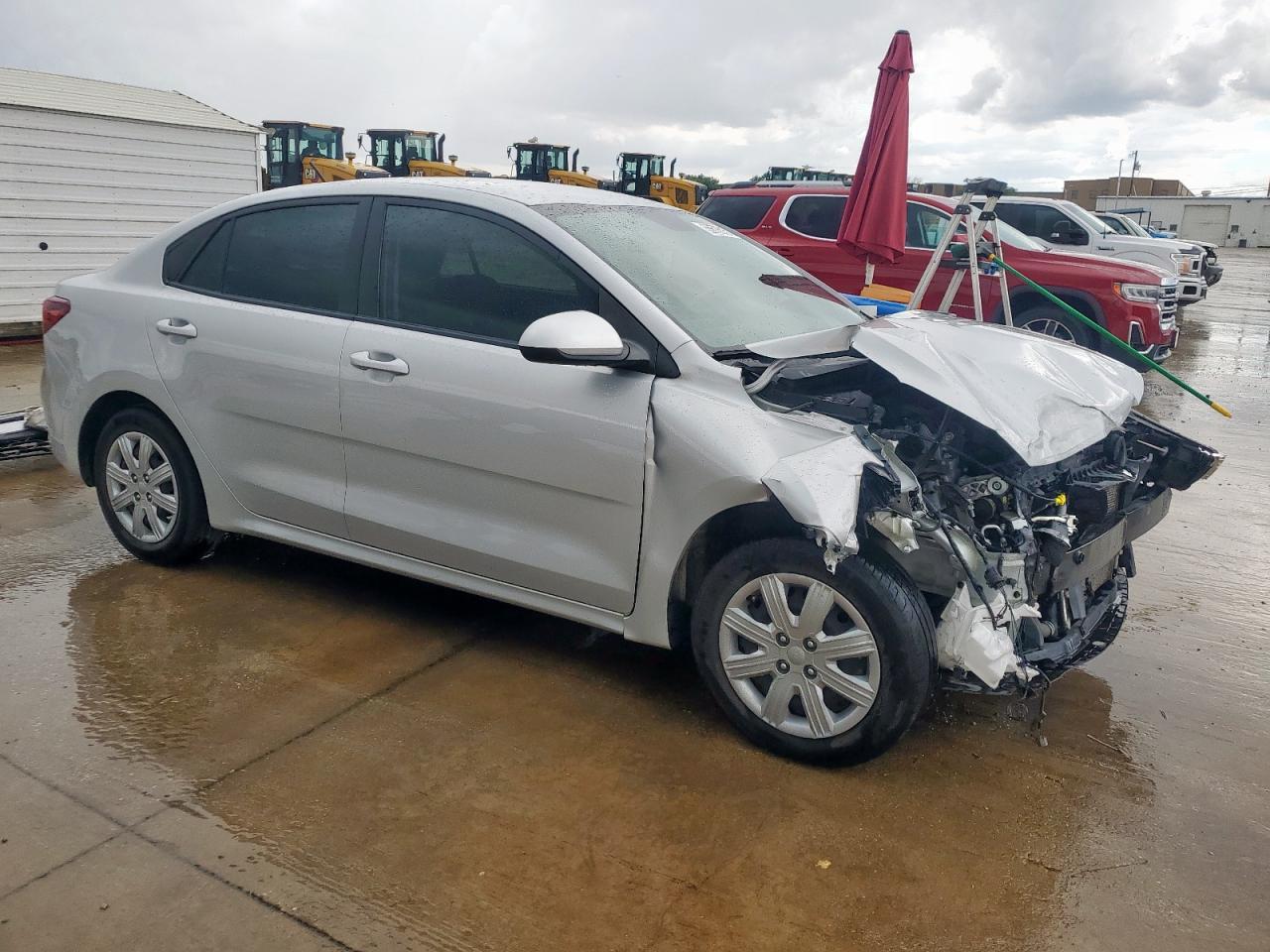 2022 Kia Rio Lx Copart, lot number: 55670515, vin: 3KPA24AD4NE438316. Thumbnail 4