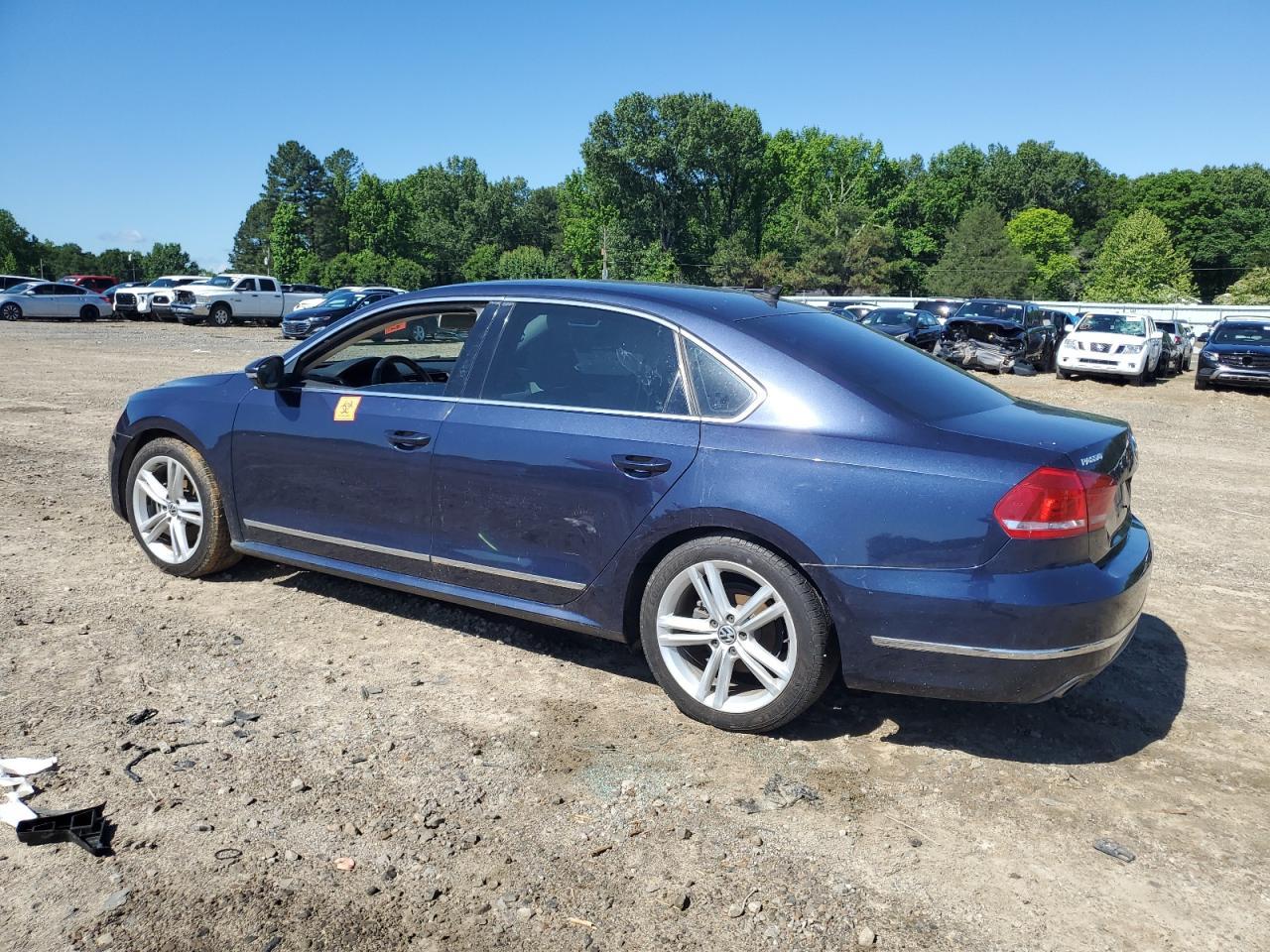 2012 Volkswagen Passat Sel Copart, lot number: 56003555, vin: 1VWCN7A31CC065892. Thumbnail 2