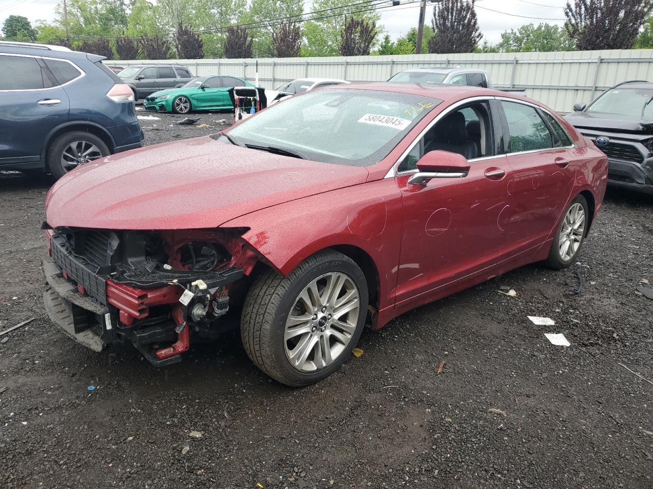 2014 Lincoln Mkz Copart, lot number: 58043045, vin: 3LN6L2JK7ER834055. Thumbnail 1