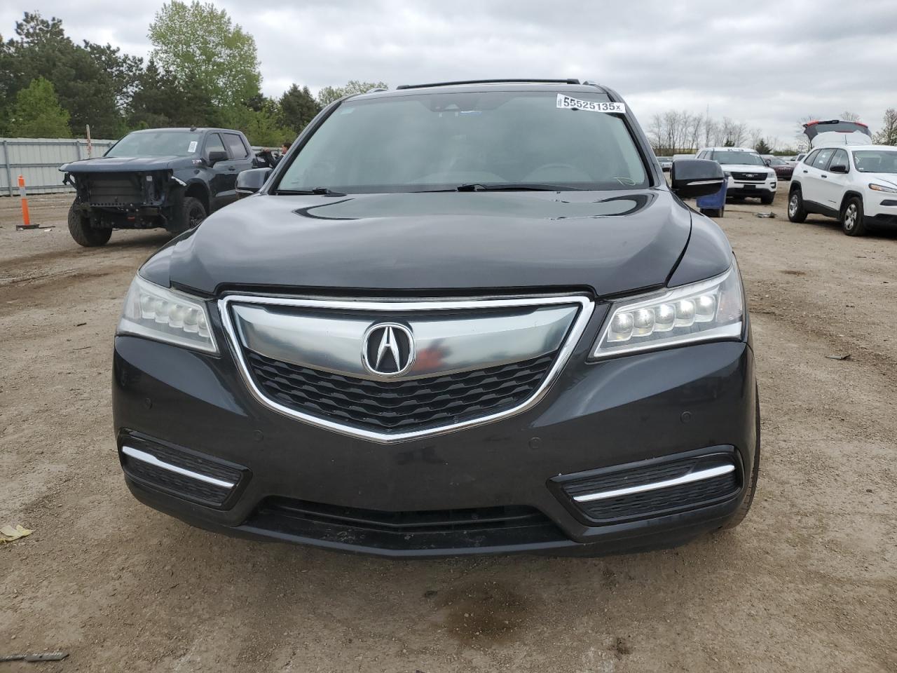 2016 Acura Mdx Advance Copart, lot number: 55525135, vin: 5FRYD4H98GB014983. Thumbnail 5