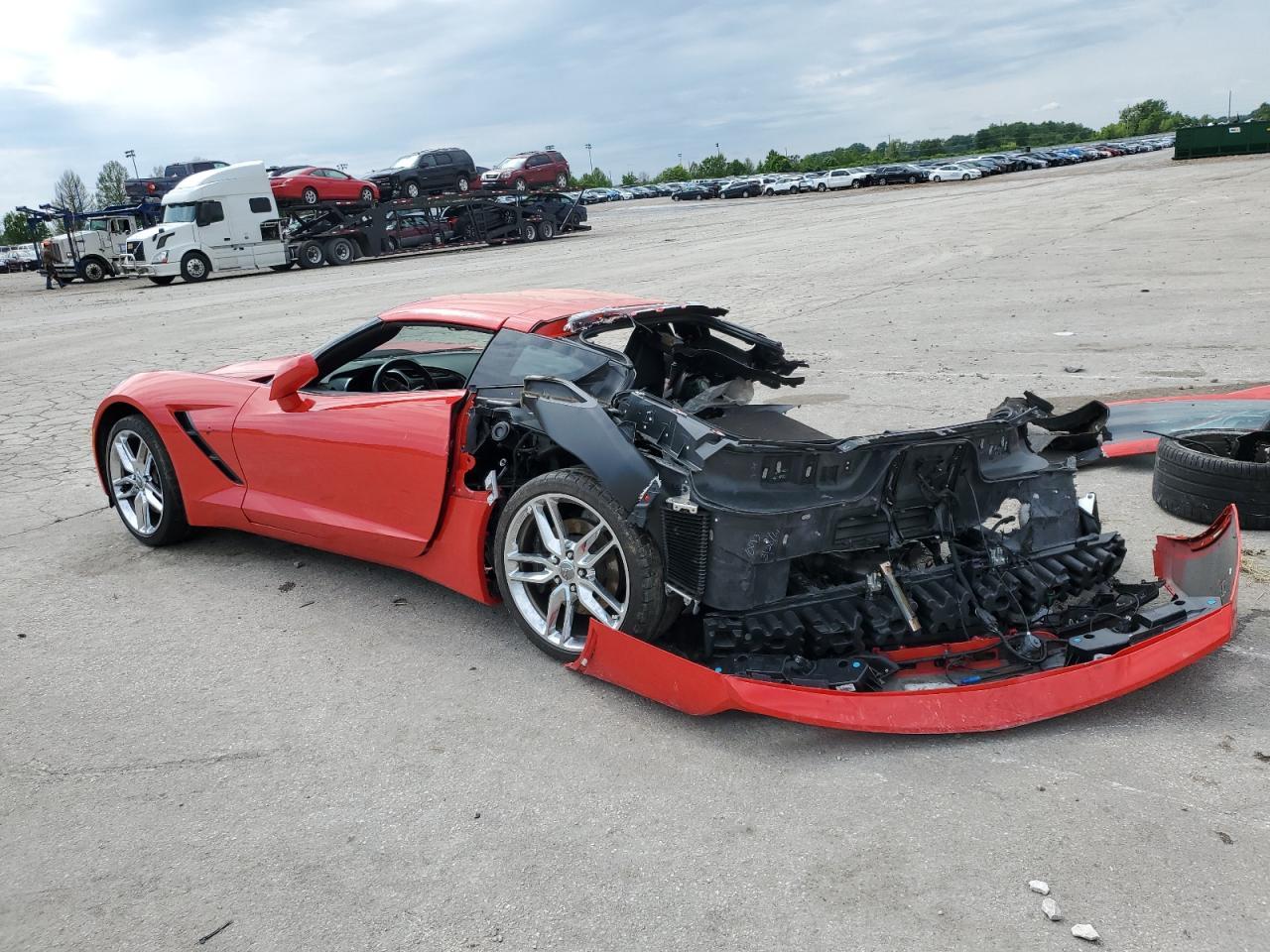 2014 Chevrolet Corvette Stingray Z51 2Lt Copart, lot number: 56074995, vin: 1G1YJ2D71E5120847. Thumbnail 2