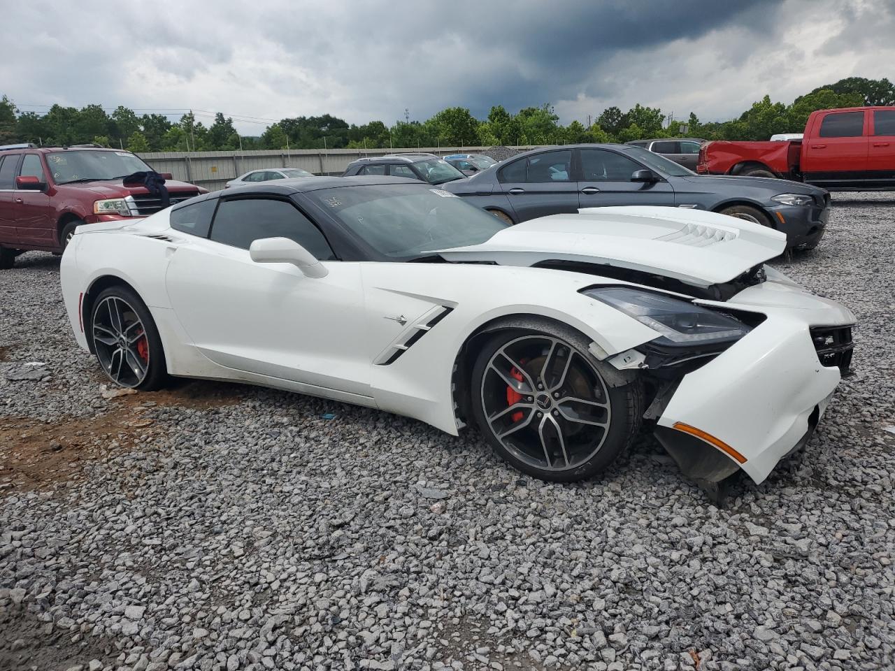 2017 Chevrolet Corvette Stingray 2Lt Copart, lot number: 58973455, vin: 1G1YD2D77H5100579. Thumbnail 4