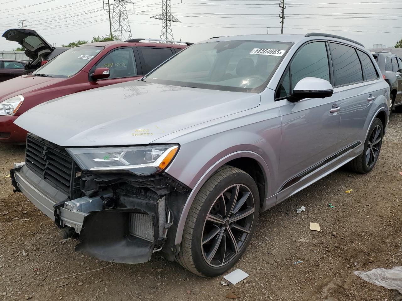 2022 Audi Q7 Premium Plus Copart, lot number: 58564665, vin: WA1LXBF71ND006313. Thumbnail 1