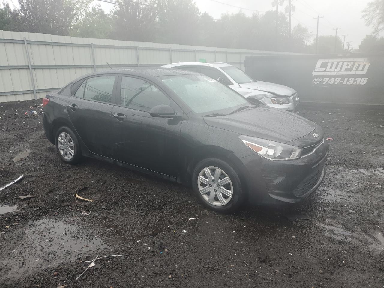 2021 Kia Rio Lx Copart, lot number: 55641945, vin: 3KPA24AD7ME394004. Thumbnail 4