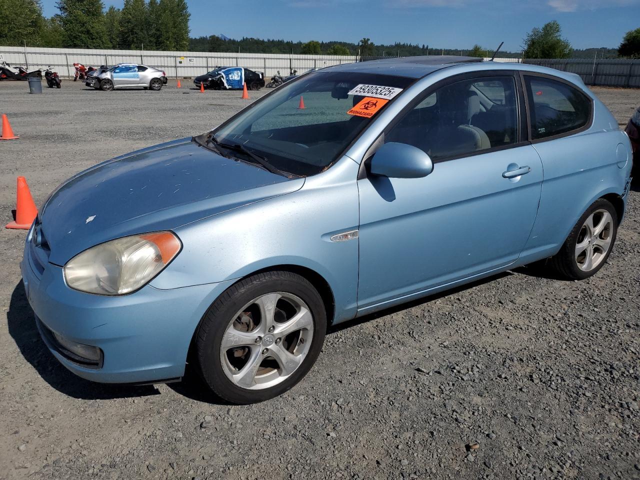 2007 Hyundai Accent Se Copart, lot number: 59305325, vin: KMHCN36CX7U048587. Thumbnail 1