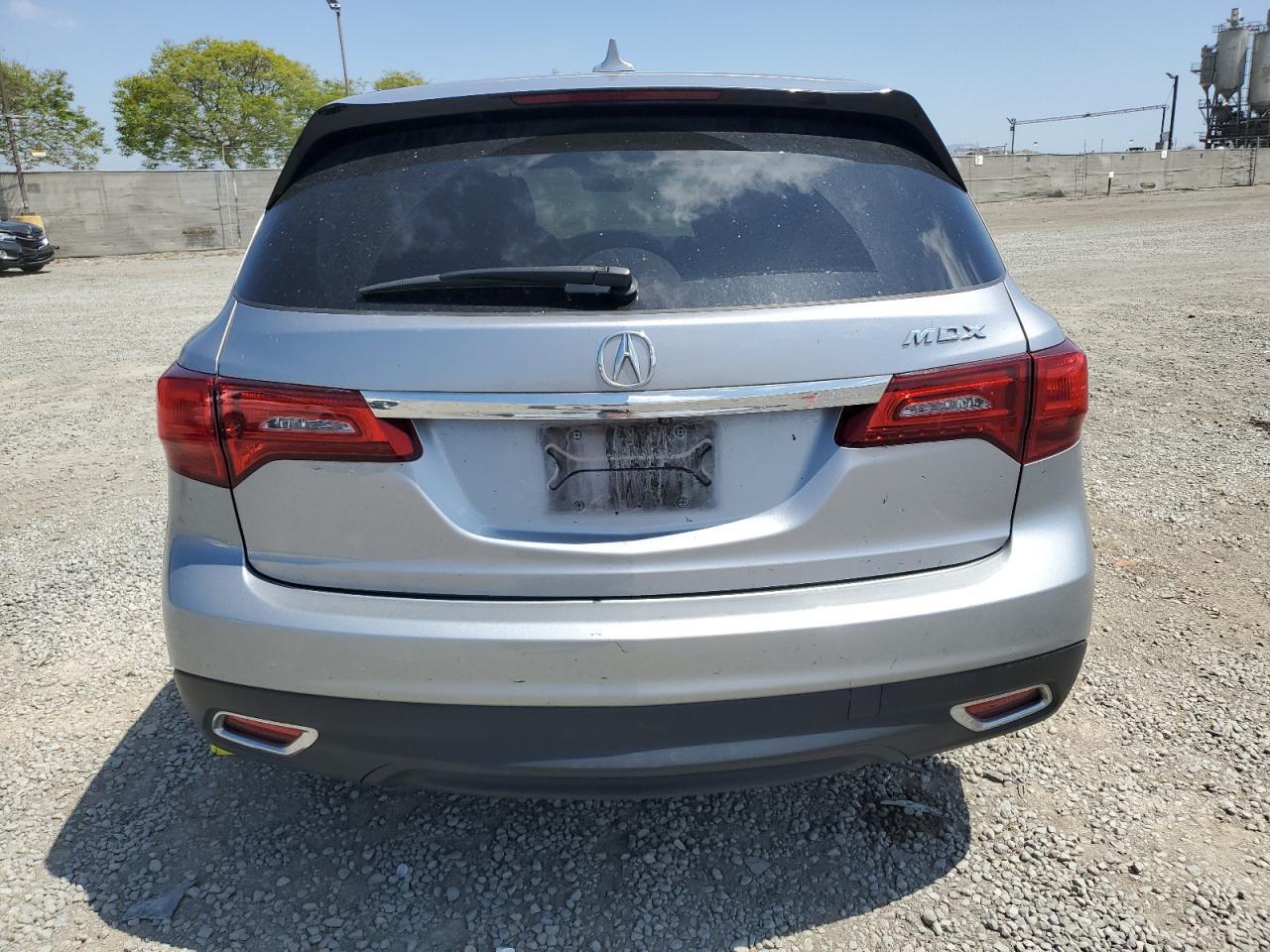2016 Acura Mdx Copart, lot number: 55309785, vin: 5FRYD3H2XGB016828. Thumbnail 6