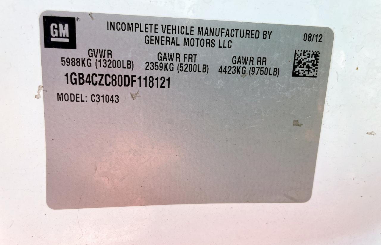 2013 Chevrolet Silverado C3500 Copart, lot number: 56779405, vin: 1GB4CZC80DF118121. Thumbnail 10