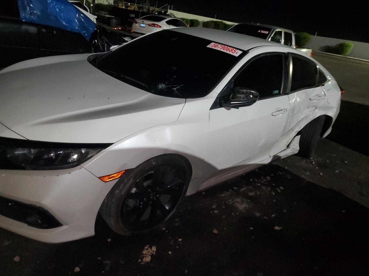 2020 Honda Civic Sport Copart, lot number: 56790685, vin: 19XFC2F83LE024203. Thumbnail 1