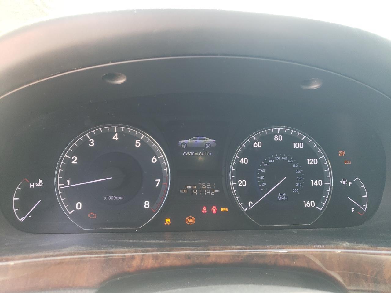 2012 Hyundai Equus Signature Copart, lot number: 58478515, vin: KMHGH4JH4CU057118. Thumbnail 9