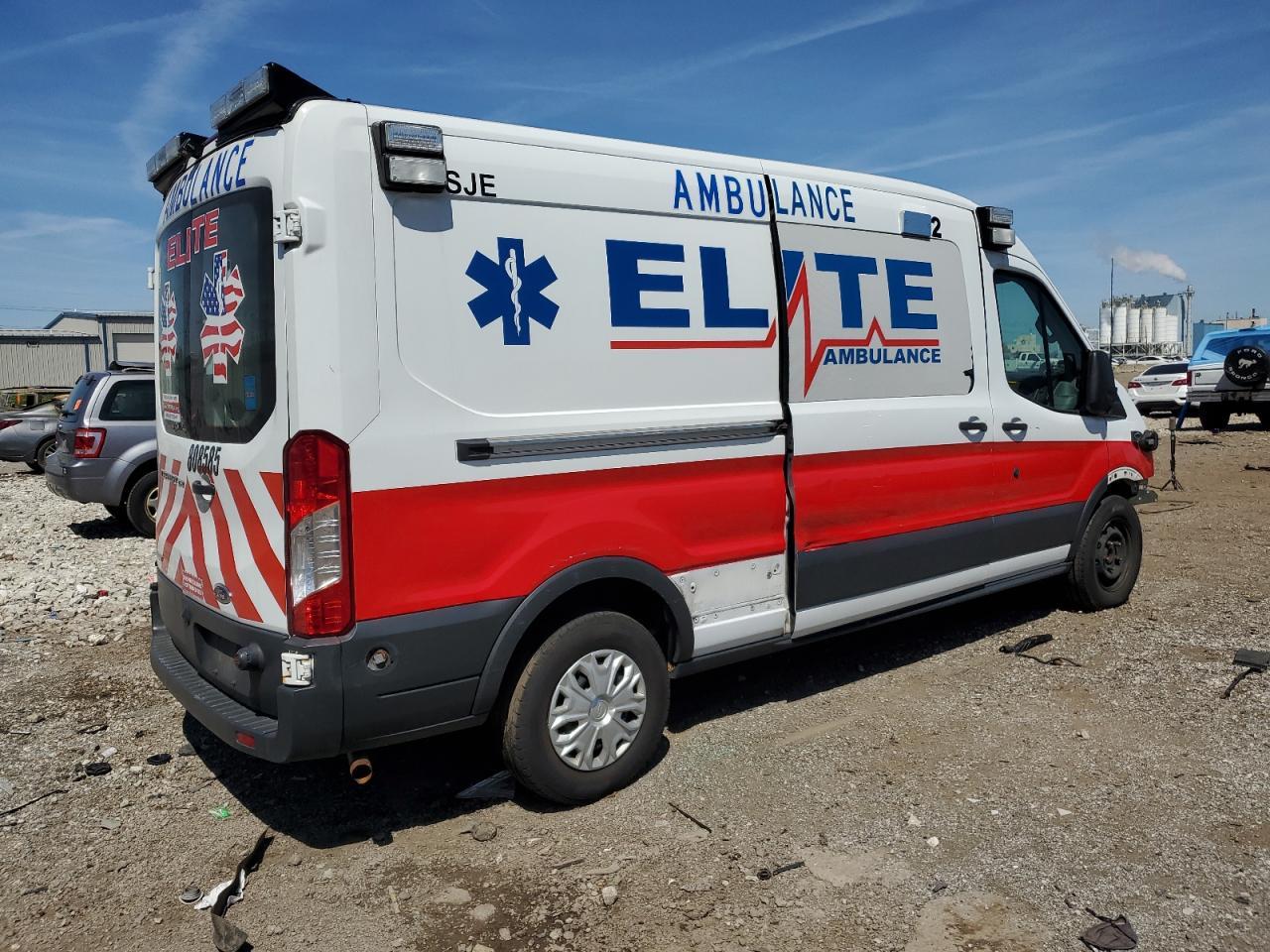 2017 Ford Transit T-250 Copart, lot number: 55531985, vin: 1FDYR2CM6HKB42853. Thumbnail 3