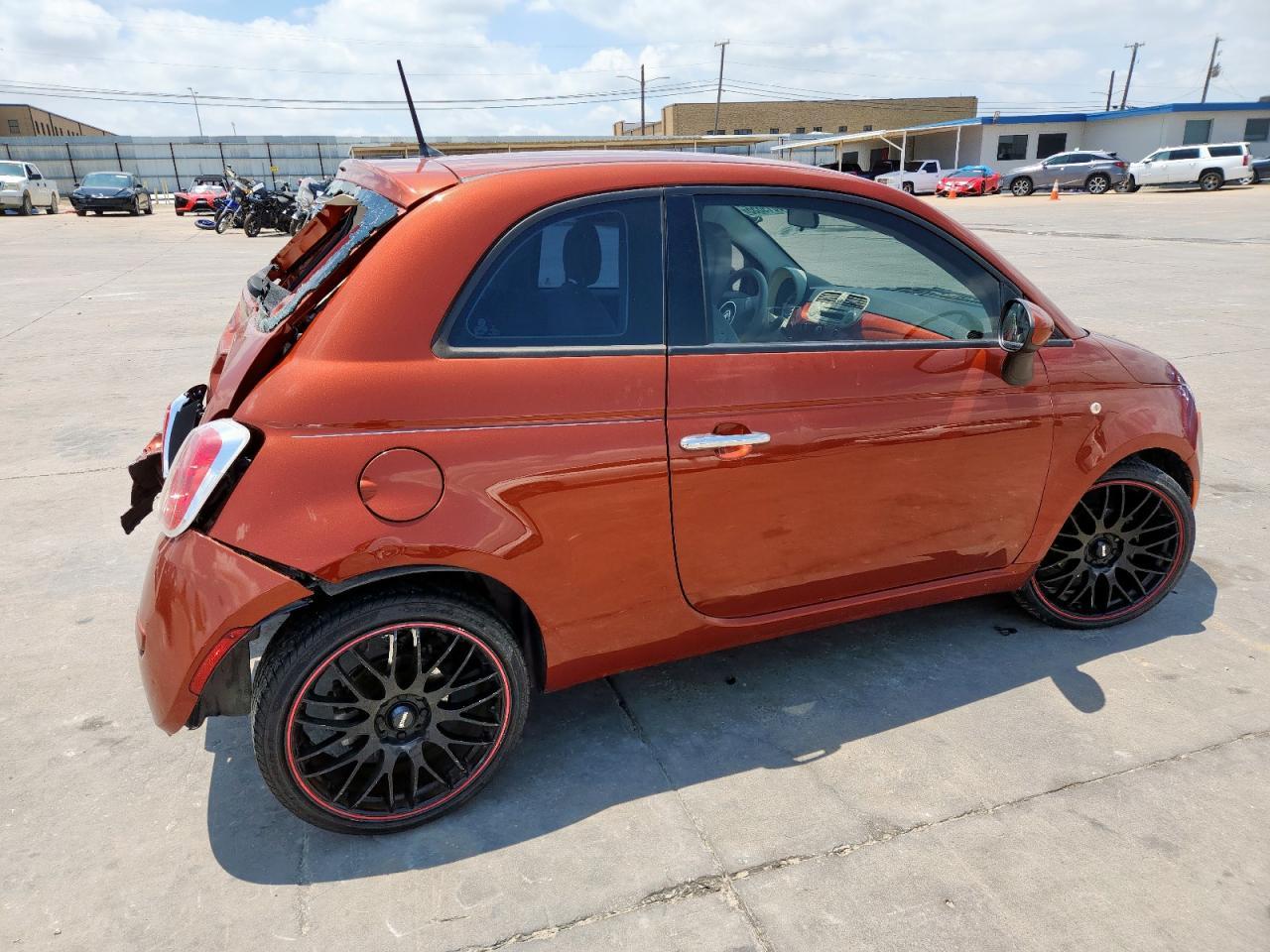 2015 Fiat 500 Copart, lot number: 59019855, vin: NULL. Thumbnail 3