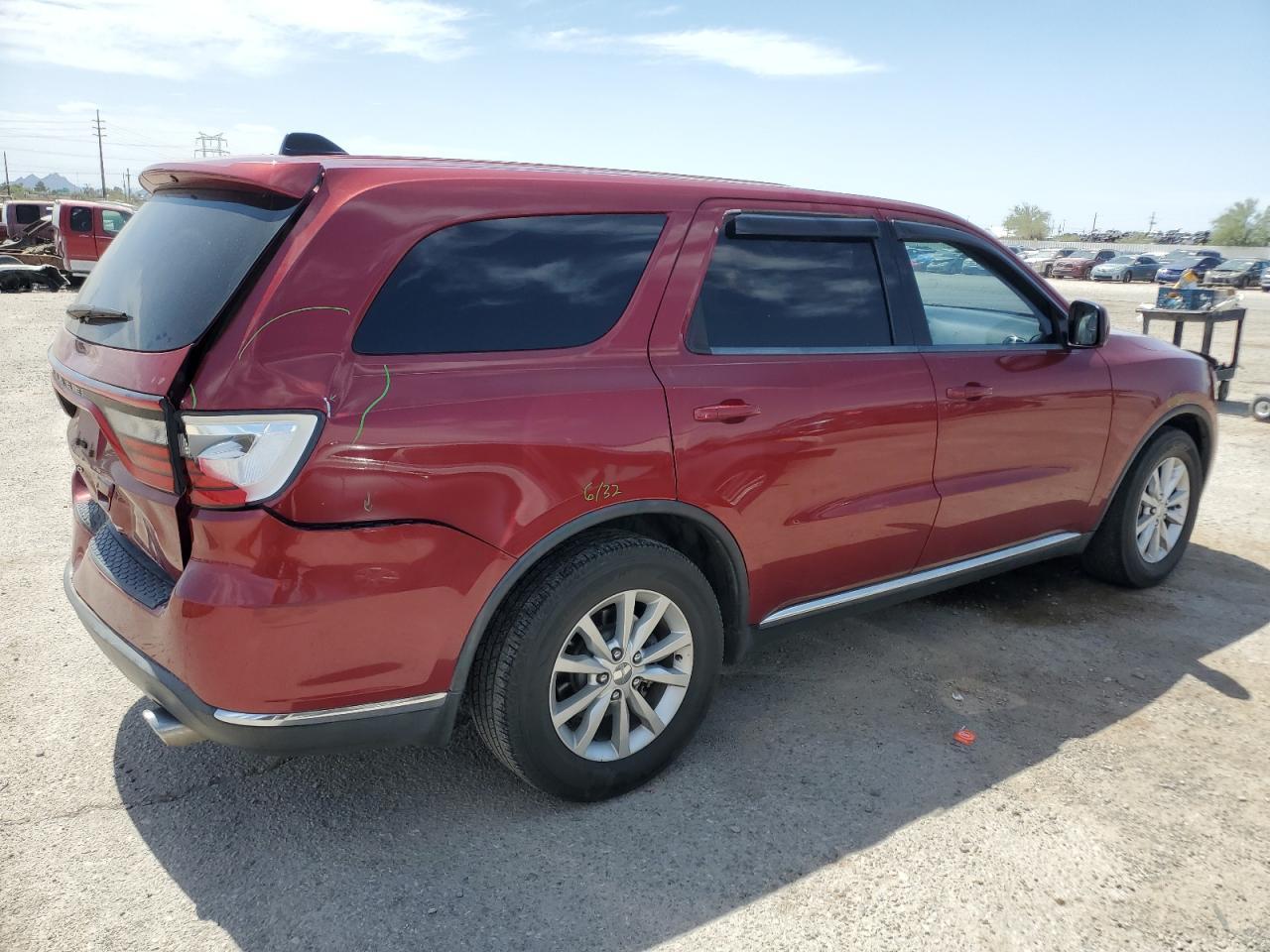 2014 Dodge Durango Sxt Copart, lot number: 59126485, vin: 1C4RDHAG1EC974050. Thumbnail 3