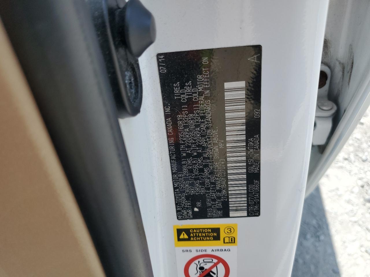 2015 Lexus Rx 350 Base Copart, lot number: 56341575, vin: 2T2BK1BA0FC270743. Thumbnail 13