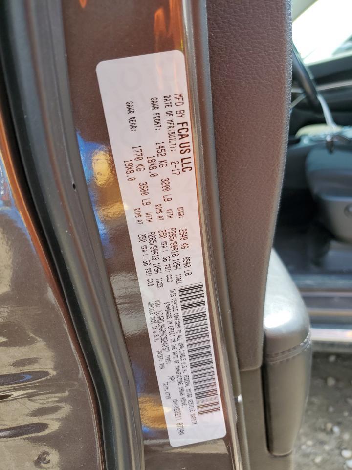 2017 Dodge Durango Sxt Copart, lot number: 55637145, vin: 1C4RDJAG0HC824037. Thumbnail 14