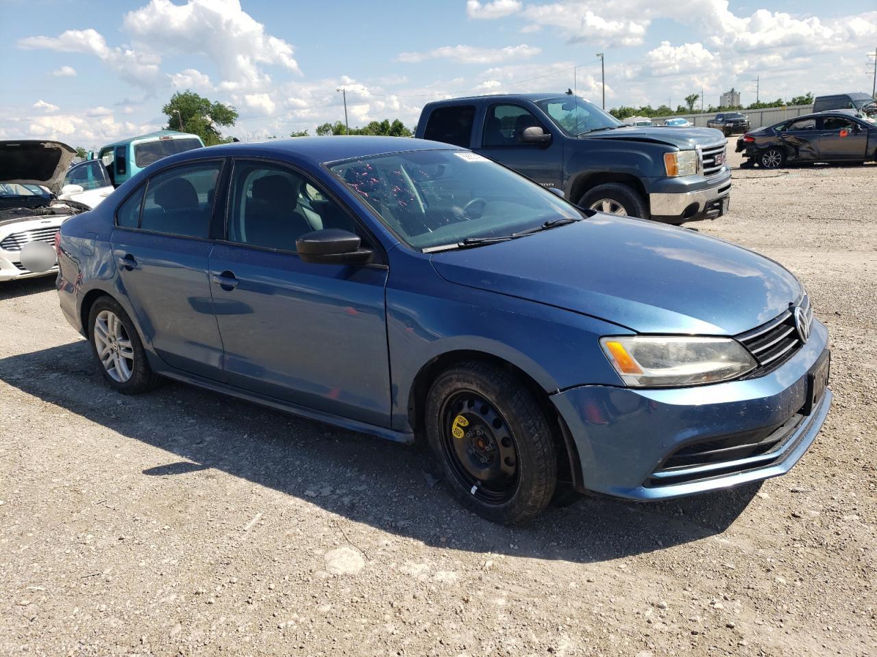 2015 Volkswagen Jetta Base Copart, lot number: 56657465, vin: 3VW2K7AJ3FM216513. Thumbnail 4