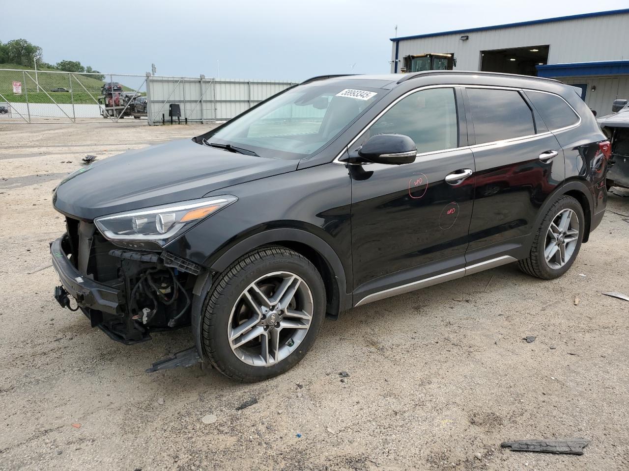 2017 Hyundai Santa Fe Se Ultimate Copart, lot number: 58993345, vin: KM8SRDHF0HU204862. Thumbnail 1