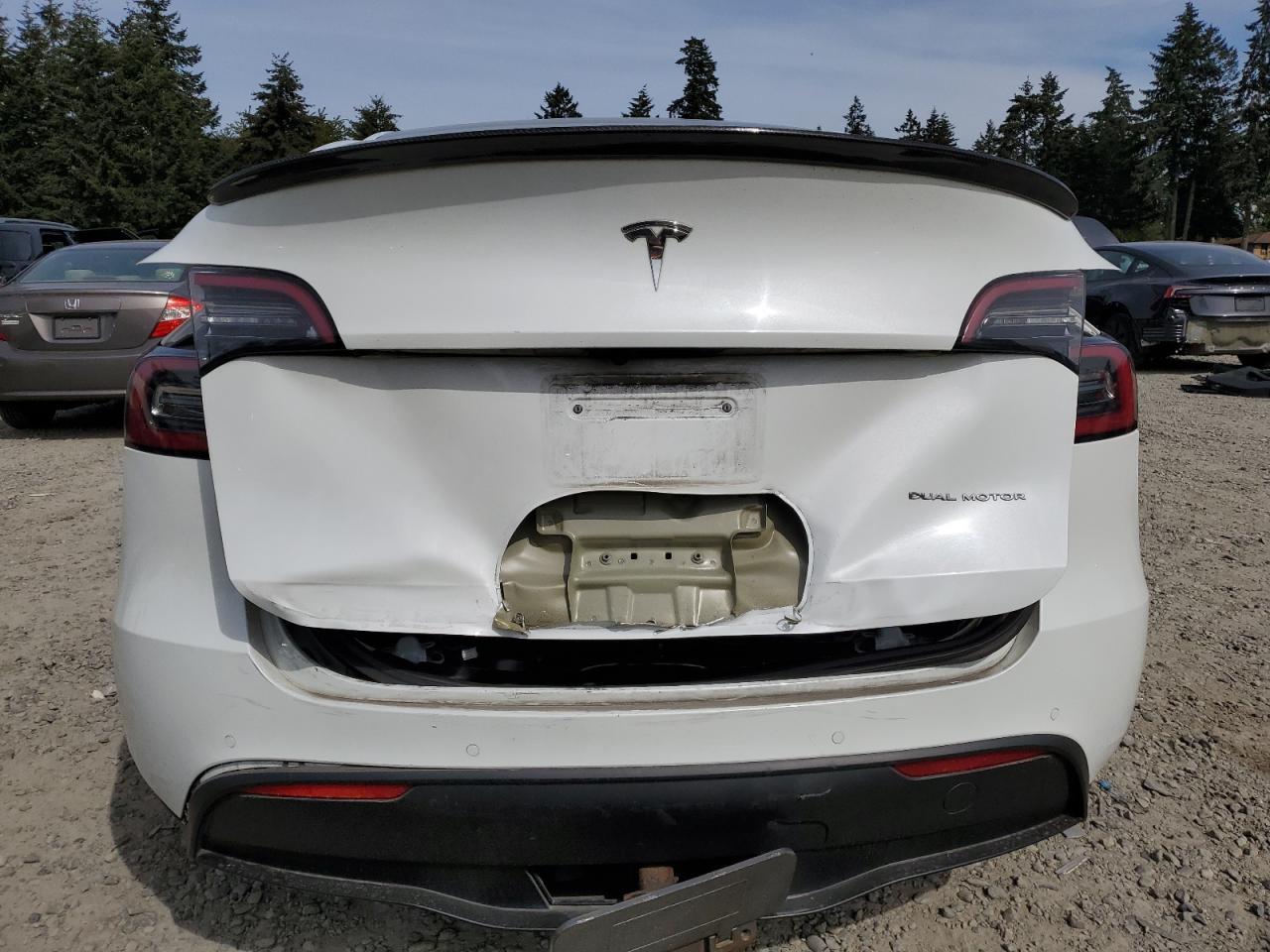 2020 Tesla Model Y Copart, lot number: 54888215, vin: 5YJYGDEF2LF006357. Thumbnail 6