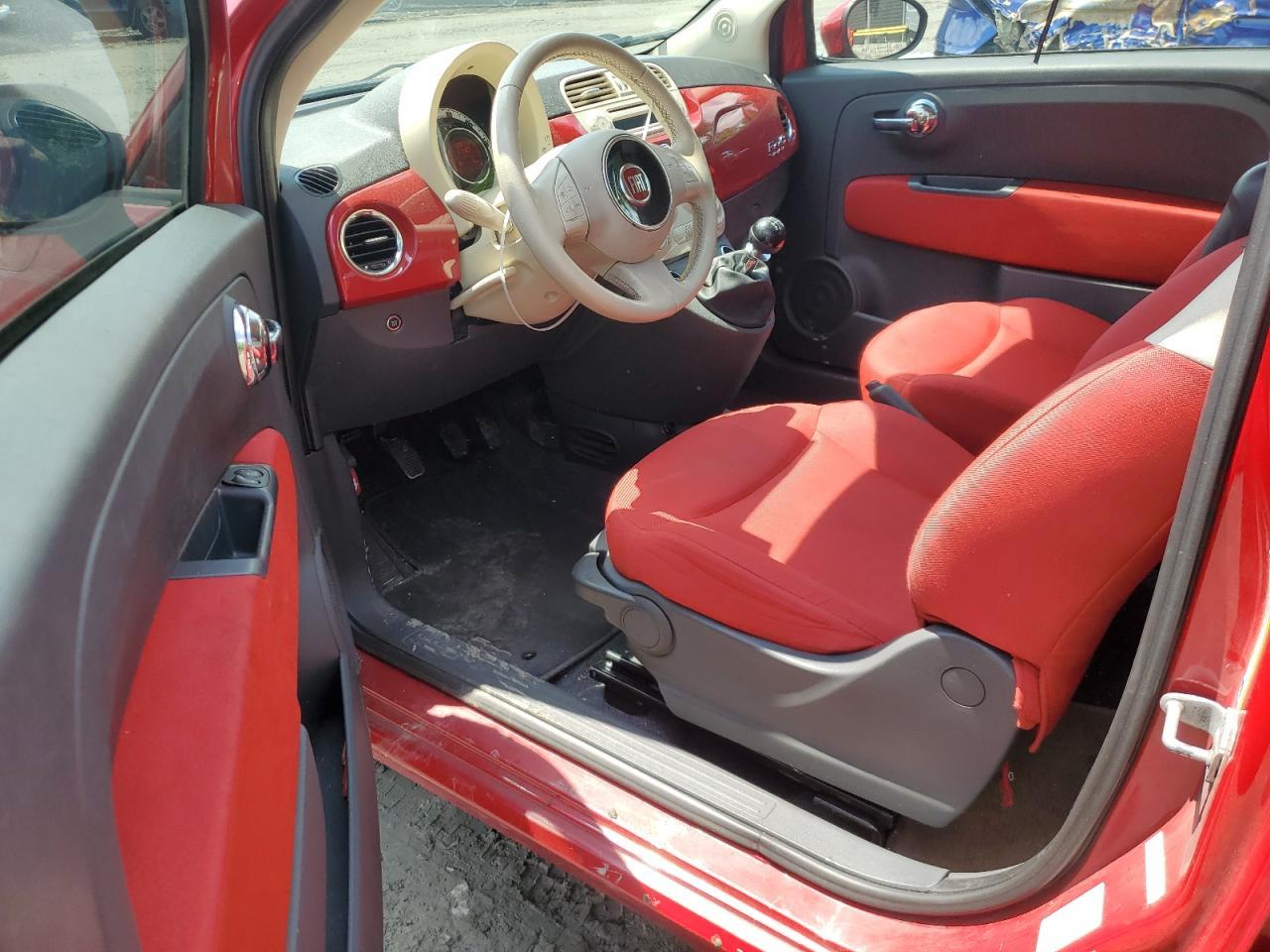 2013 Fiat 500 Pop Copart, lot number: 59025195, vin: 3C3CFFDR5DT664833. Thumbnail 8