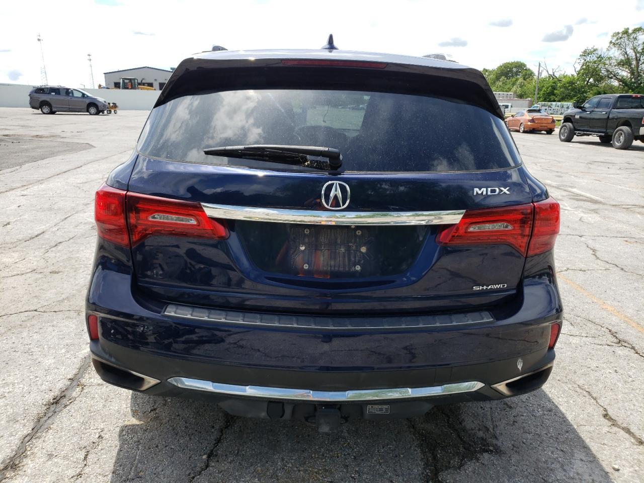 2017 Acura Mdx Advance Copart, lot number: 55206385, vin: 5FRYD4H90HB011044. Thumbnail 6
