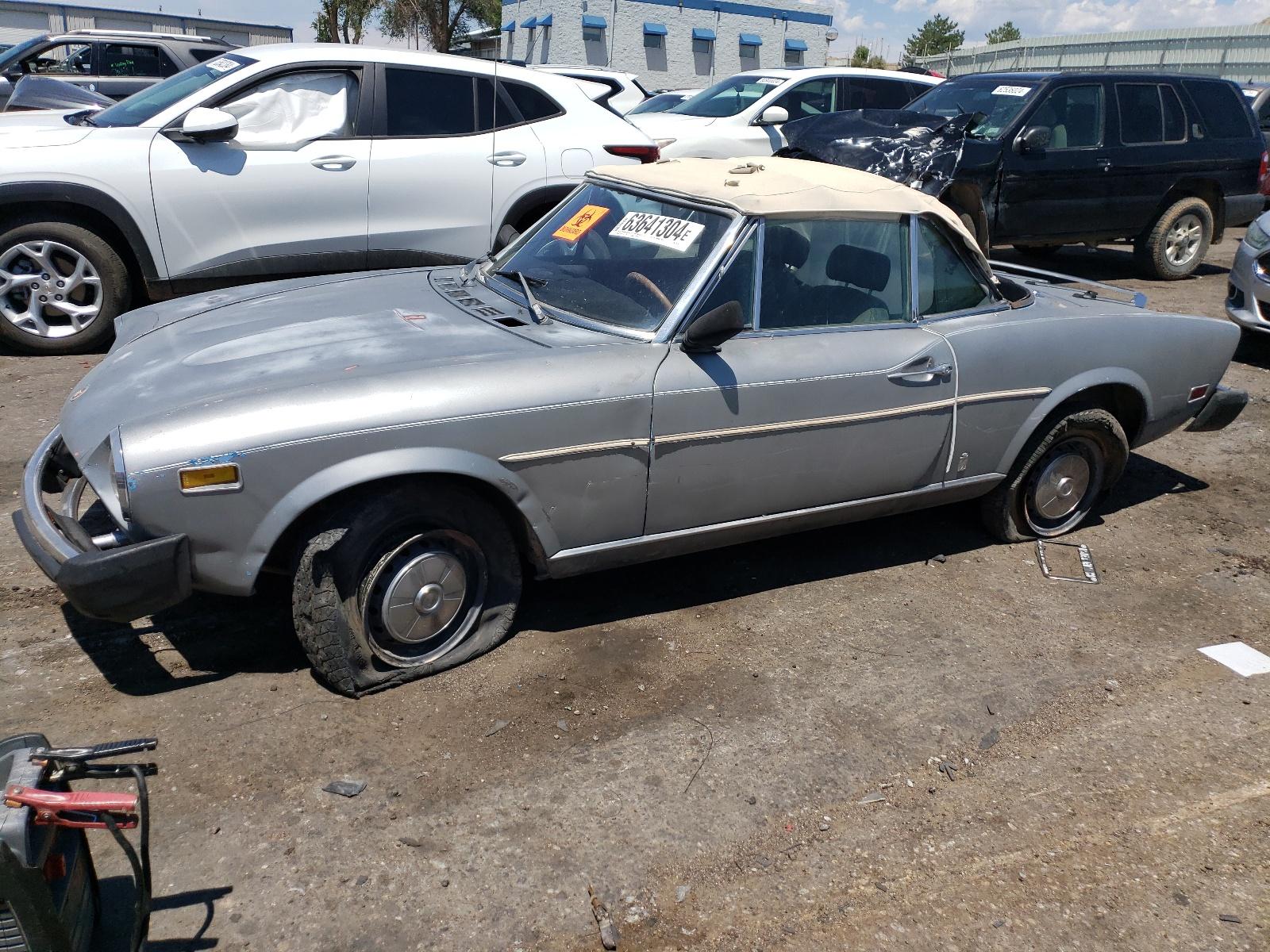 1975 FIAT SPIDER Copart, lot number: 63641304, vin: 124CS10097882. Thumbnail 1
