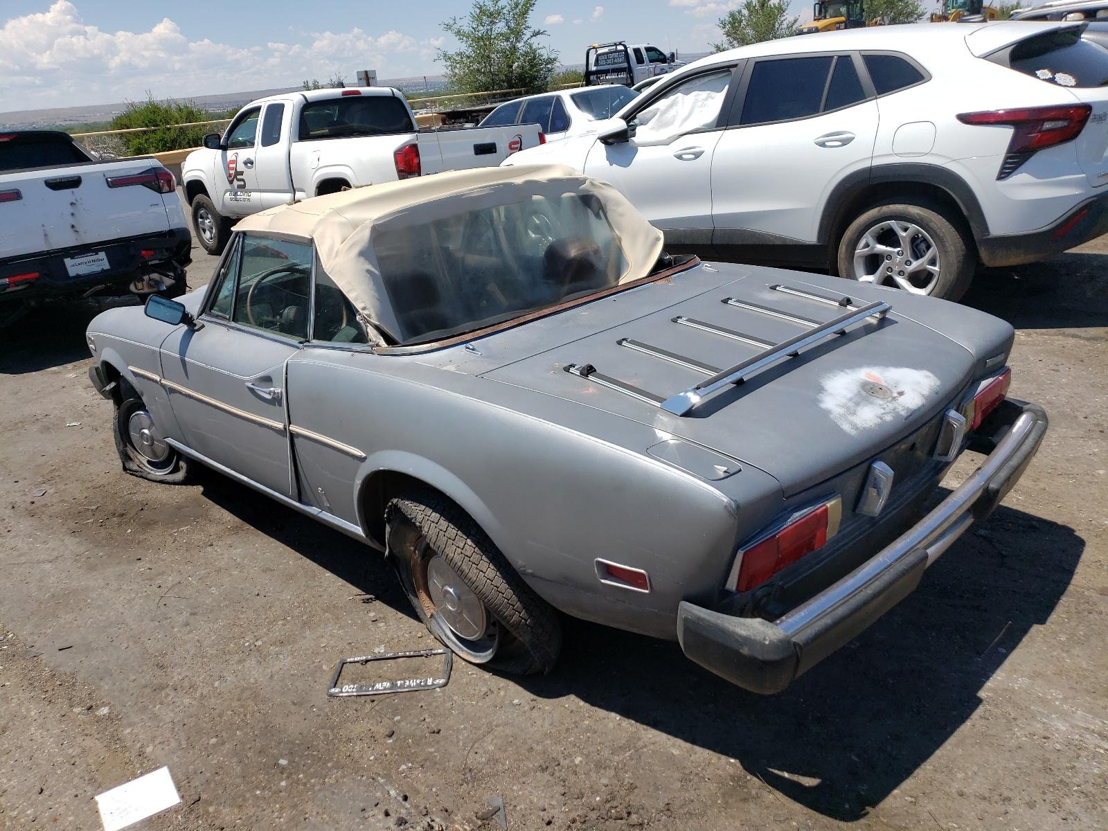 1975 FIAT SPIDER Copart, lot number: 63641304, vin: 124CS10097882. Thumbnail 2