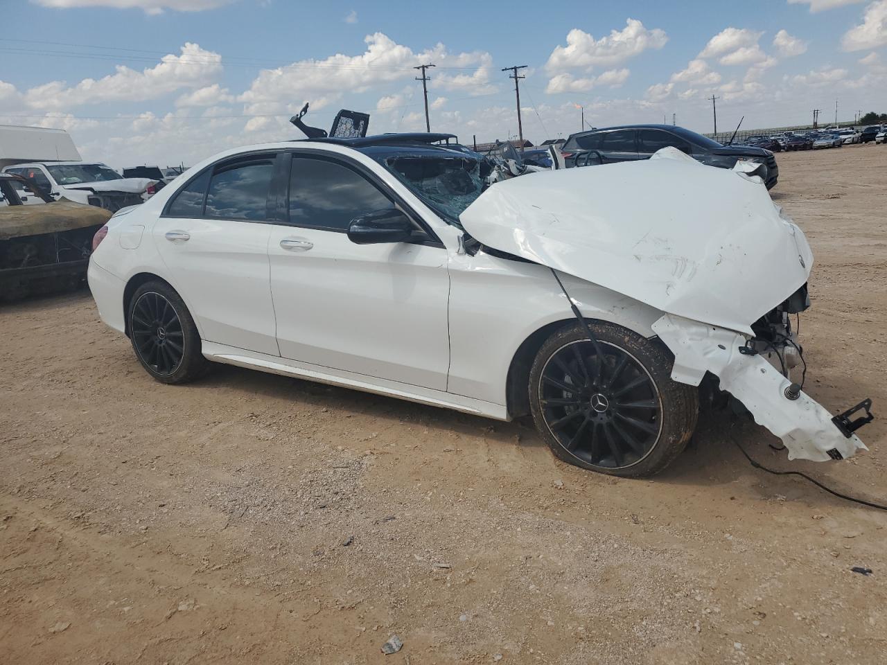 2019 Mercedes-Benz C 43 Amg Copart, lot number: 54992215, vin: 55SWF6EB4KU303646. Thumbnail 4