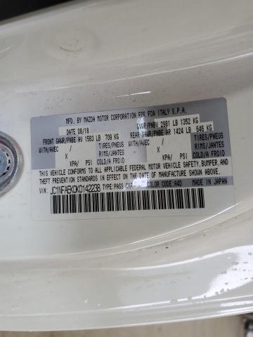 2019 FIAT 124 SPIDER CLASSICA Copart, lot number: 55827453, vin: JC1NFAEK0K0142238. Thumbnail 12