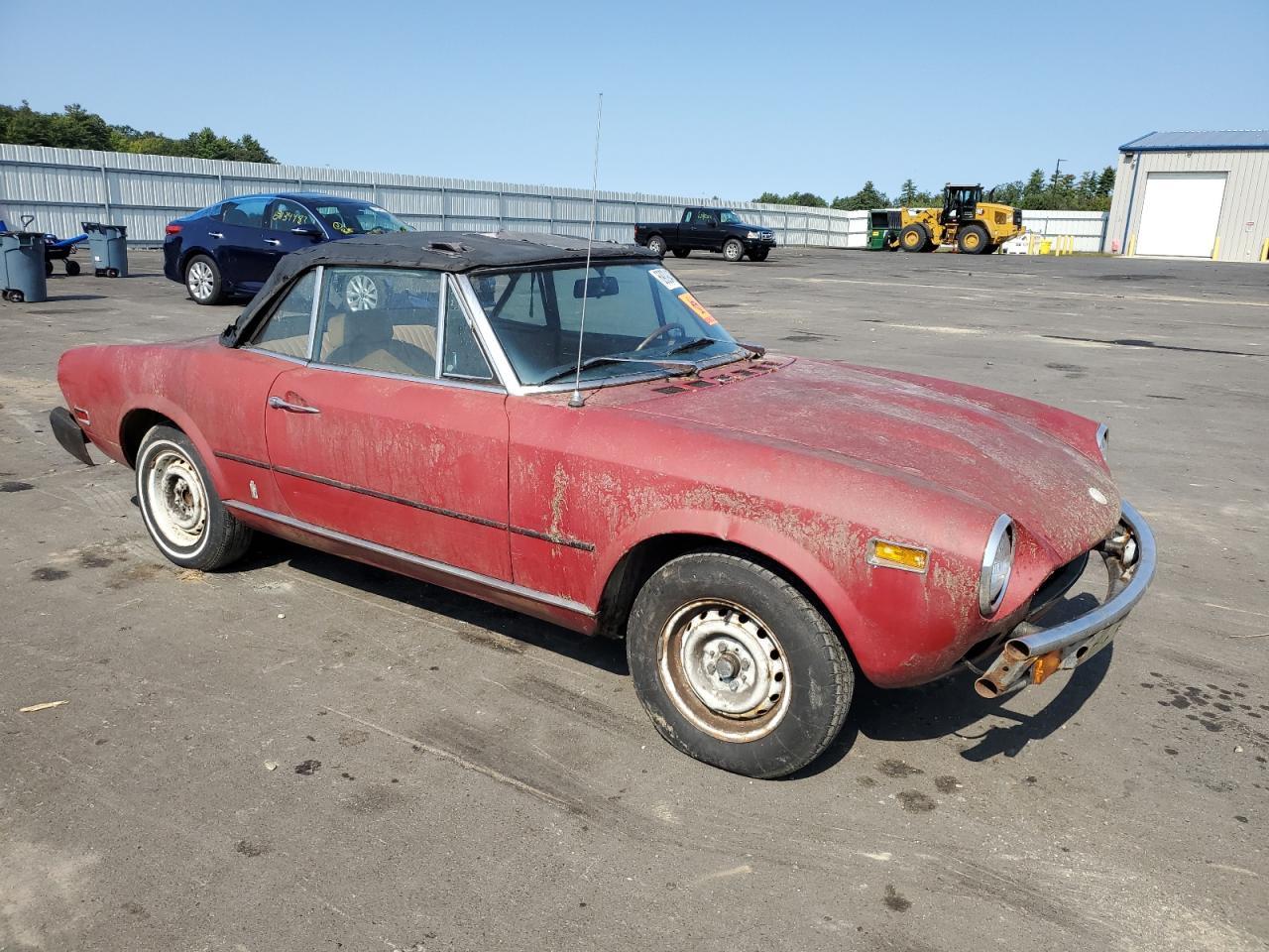 1975 FIAT 124 SPIDER Copart, lot number: 69094623, vin: 124CS10092193. Thumbnail 4